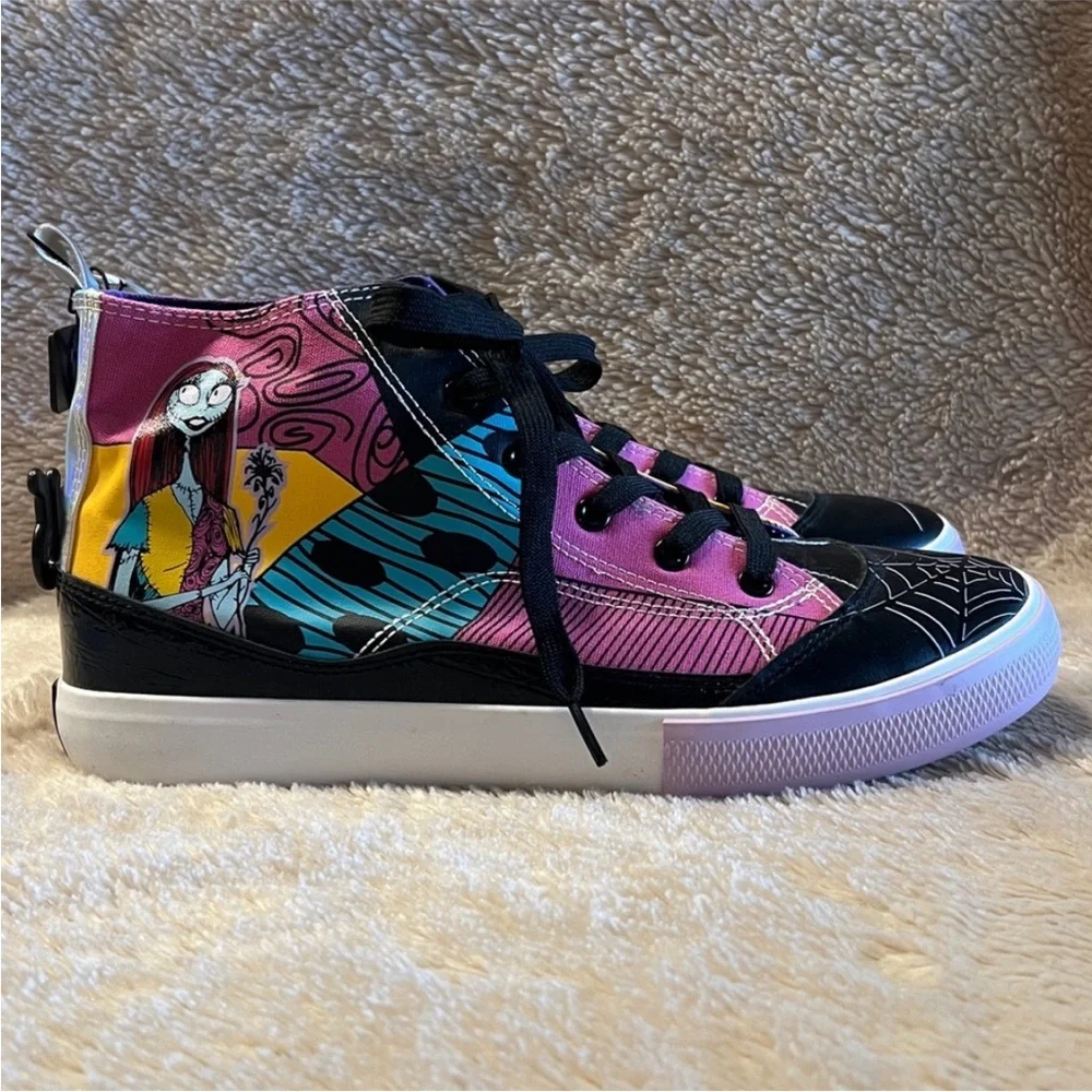 DISNEY Women's Disney Nightmare
Before Christmas High Top Lace Up Sneaker - Picture 3 of 12